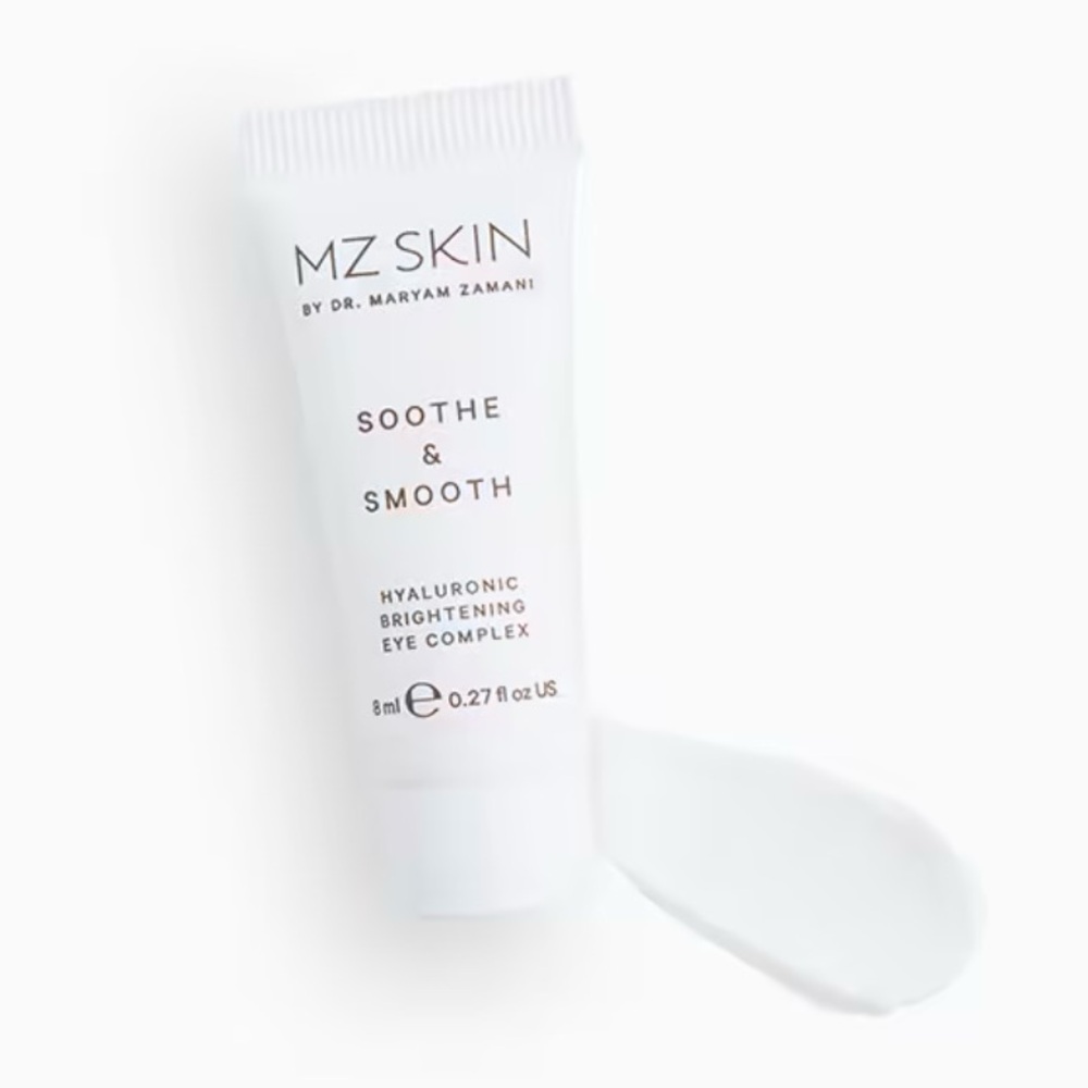 MZ skin soothe and smooth hyaluronic brightening eye complex